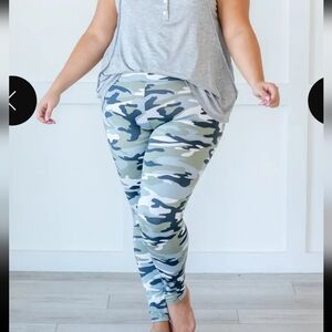 White birch super stretchy wide waistband super soft and cozy